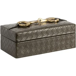 Richmond Interiors Opbergdoos Blade olive klein