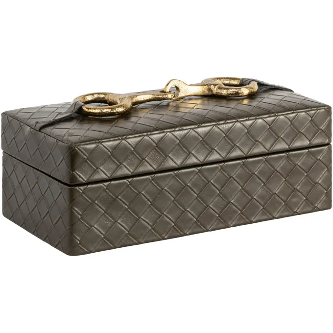 Richmond Interiors Opbergdoos Blade olive klein
