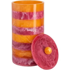 Richmond Interiors Opbergdoos Lilybelle roze/orange – groot