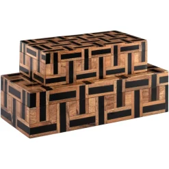 Richmond Interiors Opbergdoos Floor bruin klein