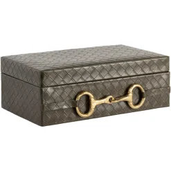 Richmond Interiors Opbergdoos Blade olive groot