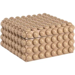 Richmond Interiors Opbergdoos Ash beige groot