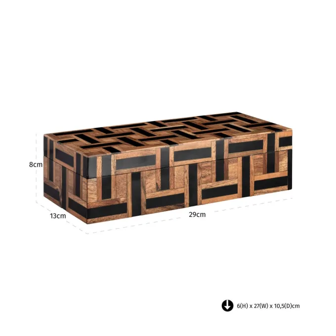 Richmond Interiors Opbergdoos Floor bruin groot