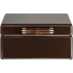 Richmond Interiors Opbergdoos Echo donker bruin groot