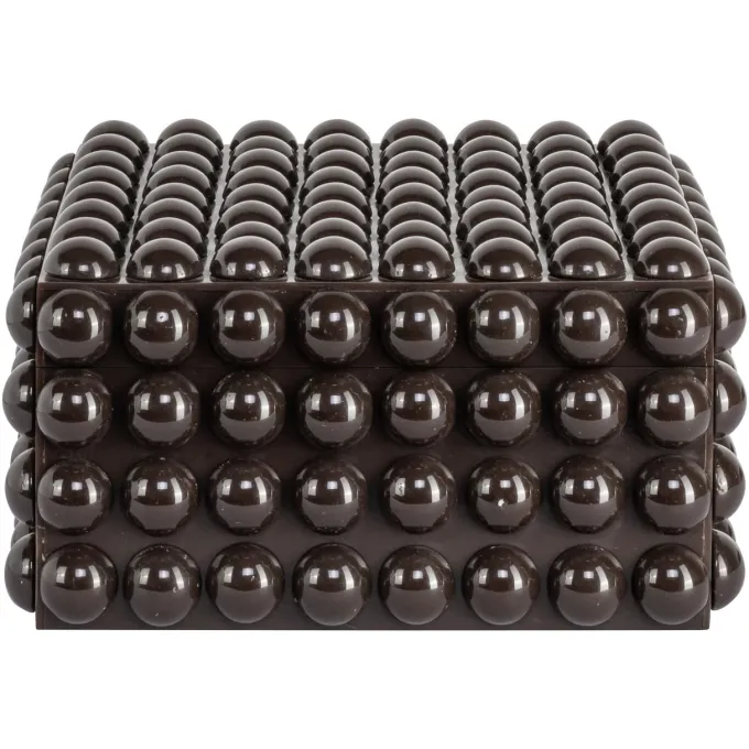 Richmond Interiors Opbergdoos Nyx donker bruin groot