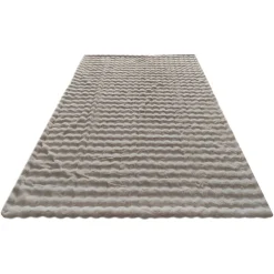 Richmond Interiors Plaid Cosy Fluff creme 150x200