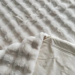 Richmond Interiors Plaid Cosy Fluff creme 150x200
