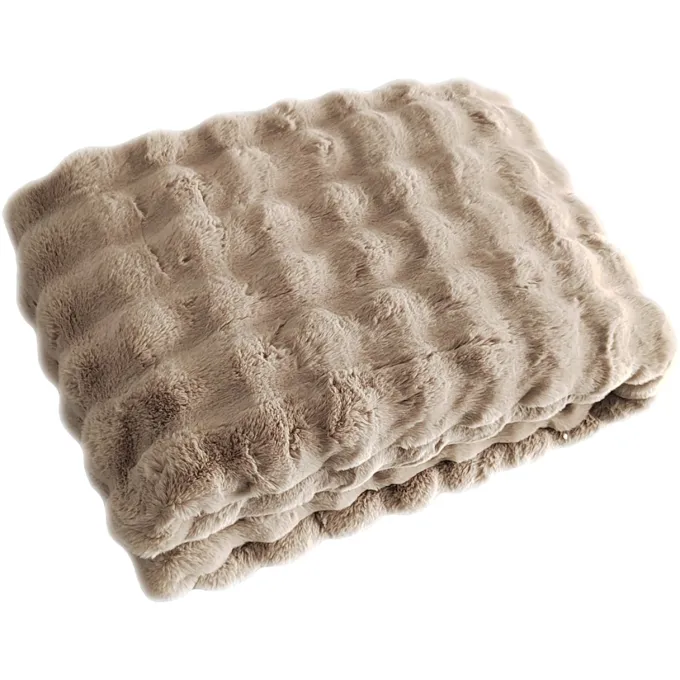 Richmond Interiors Plaid Nordic Plush beige 200x300