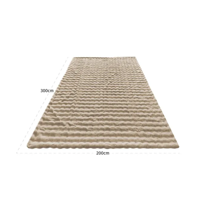 Richmond Interiors Plaid Nordic Plush beige 200x300