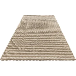 Richmond Interiors Plaid Nordic Plush beige 150x200