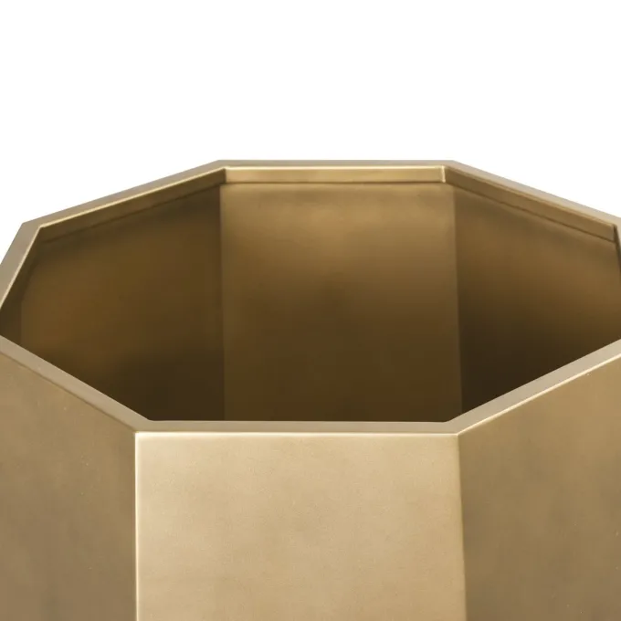Richmond Interiors Plantenbak Axis brons goud groot