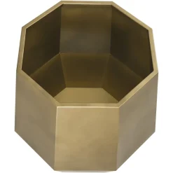 Richmond Interiors Plantenbak Axis brons goud medium