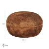 Richmond Interiors Poef Jace lovely cinnamon Be Lovely 603 Cinnamon