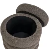 Richmond Interiors Poef & Voetenbank Adele bruin chunky