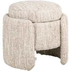 Richmond Interiors Poef & Voetenbank Cupid beige angora met opbergruimte