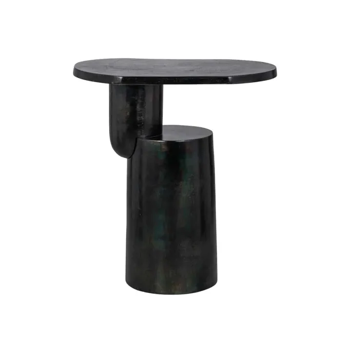Richmond Interiors Richmond Interiors Bijzettafel Denzell - Zwart Aluminium
