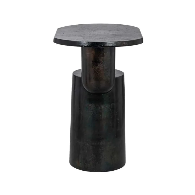 Richmond Interiors Richmond Interiors Bijzettafel Denzell - Zwart Aluminium