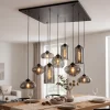 Richmond Interiors Richmond Interiors Hanglamp Axelle Zwart - 9 Lichtpunten