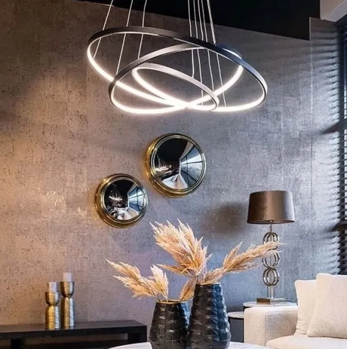 Richmond Interiors Richmond Interiors Hanglamp Amira Zwart - Stijlvolle Designverlichting