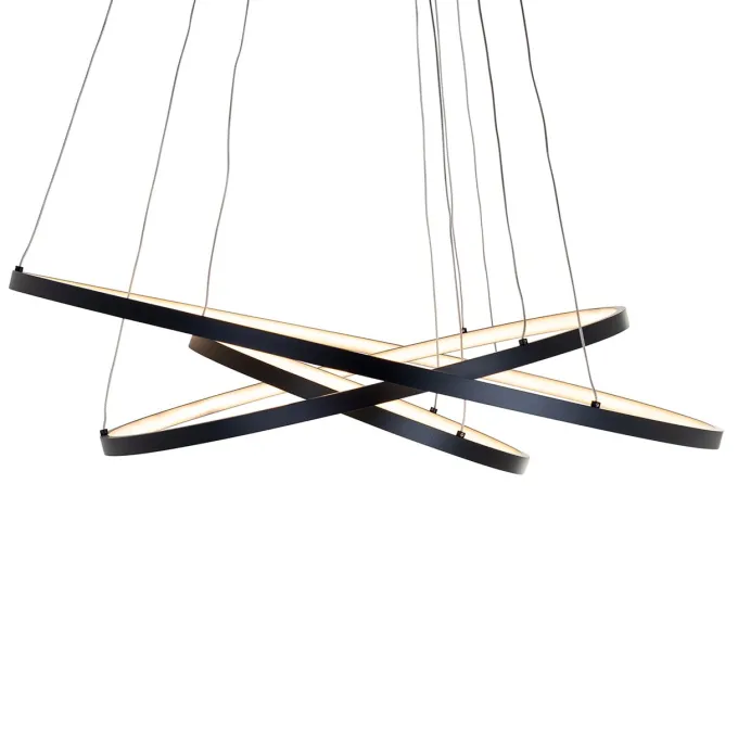 Richmond Interiors Richmond Interiors Hanglamp Amira Zwart - Stijlvolle Designverlichting