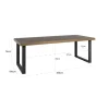 Richmond Interiors Richmond Interiors eettafel Bloomville 200 cm