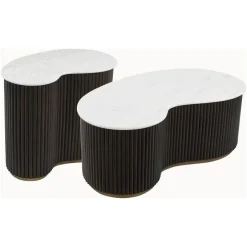 Richmond Interiors Salontafel Mayfield set van 2 Bruin
