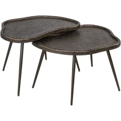Richmond Interiors Salontafel Bean Brunzae - Set van 2