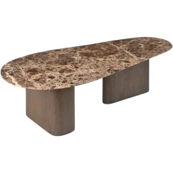 Richmond Interiors Salontafel Castello Smoked charchoal - Set van 2