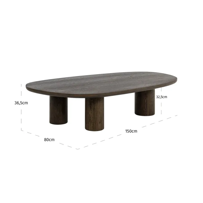 Richmond Interiors Salontafel Ellington brown