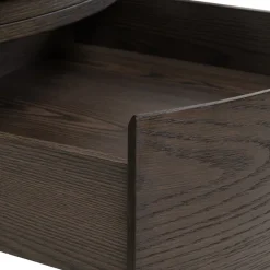 Richmond Interiors Salontafel Langford bruin 90Ø 1 lade