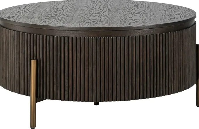 Richmond Interiors Salontafel Luxor 95Ø (Brown)