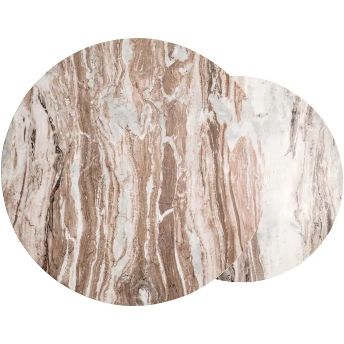 Richmond Interiors Salontafel Bottega Blush beige - Set van 2