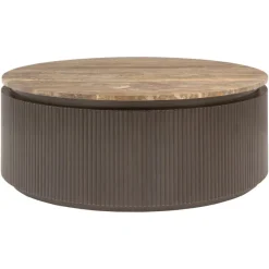 Richmond Interiors Salontafel Russo brown 90Ø
