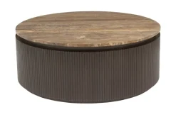 Richmond Interiors Salontafel Russo brown 90Ø