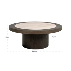 Richmond Interiors Salontafel Nando brown
