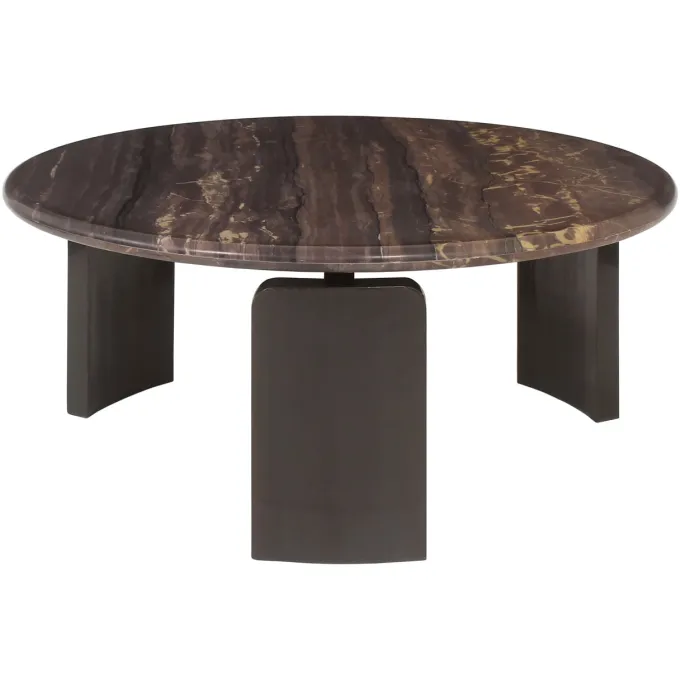 Richmond Interiors Salontafel Menton burgundy - Set van 2