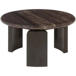 Richmond Interiors Salontafel Menton burgundy - Set van 2