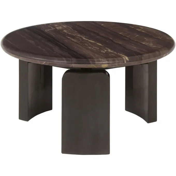 Richmond Interiors Salontafel Menton burgundy - Set van 2