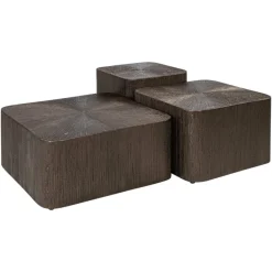 Richmond Interiors Salontafel Cubes Brunzae - Set van 3