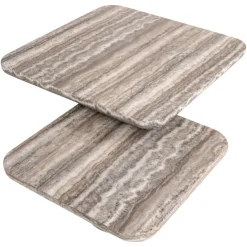 Richmond Interiors Salontafel Denizly grey faux travertine (Set of 2)