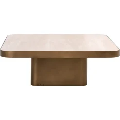 Richmond Interiors Salontafel Claridge beige 90x90 (cumulus)