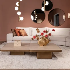Richmond Interiors Salontafel Claridge beige 70x70 (cumulus)