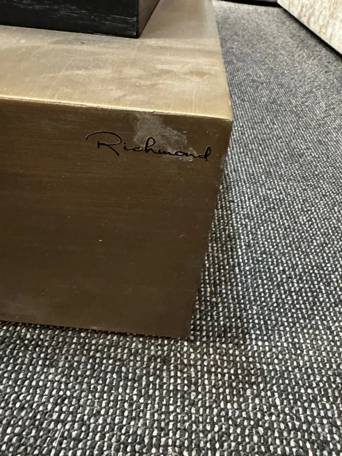 Richmond Interiors Salontafel Cambon blok (Dark coffee)