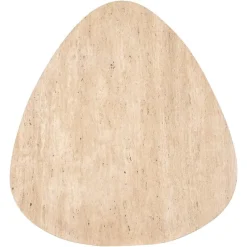 Richmond Interiors Salontafel Spencer set van 2 travertine Beige grijs