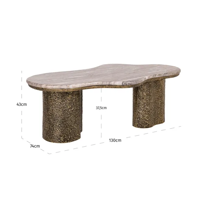 Richmond Interiors Salontafel Abandos antiek bras