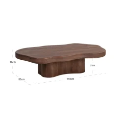Richmond Interiors Salontafel Sherman spice bruin