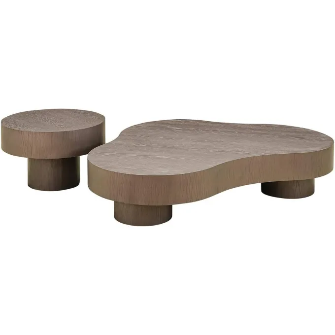 Richmond Interiors Salontafel Bogor set van 2 brons