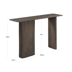 Richmond Interiors Sidetable Castello Smoked charchoal