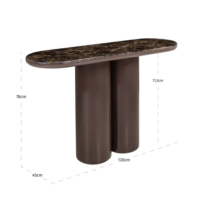 Richmond Interiors Sidetable Almundi chocolade bruin