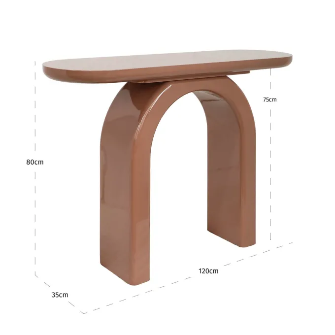 Richmond Interiors Sidetable Kourtney mocca mousse